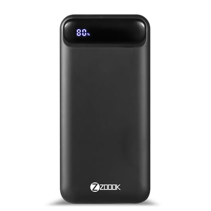 Zoook Powermate 5 10000mAH 22.5 W Fast Charge Power Bank | Triple Output(Dual USB A+ Type C)| Dual Input (Type C, Micro USB)