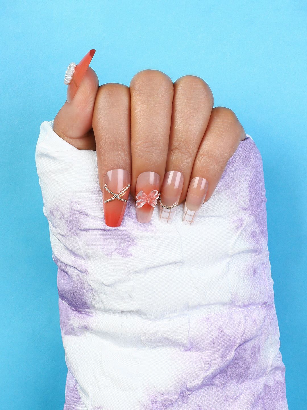 The Barbiesque Press-On Nails - Rouge Pink-Nails