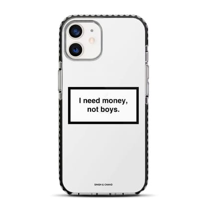 Need money iPhone 12 Mini Stride Phone Case-Stride