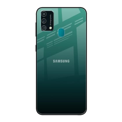 Palm Green Glass Case For Samsung Galaxy F41