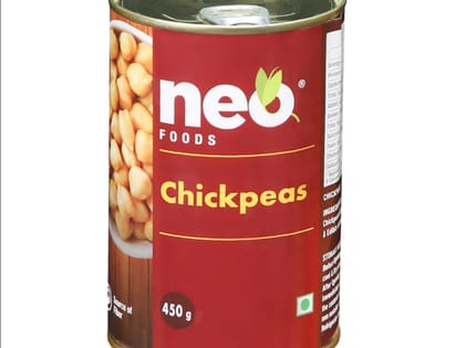 Neo Foods Boiled Chickpeas 450g