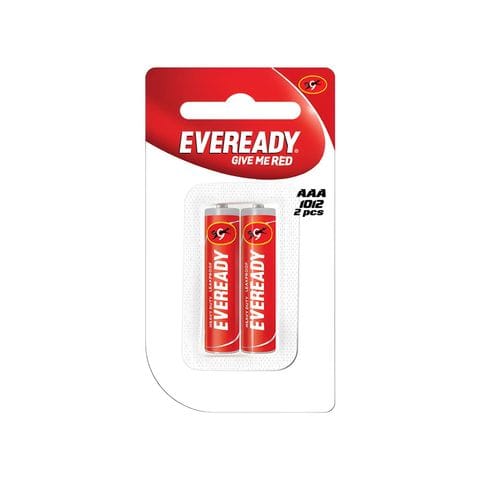 Eveready Red 1012 Carbon Zinc Aaa Battery, Pack Of 2