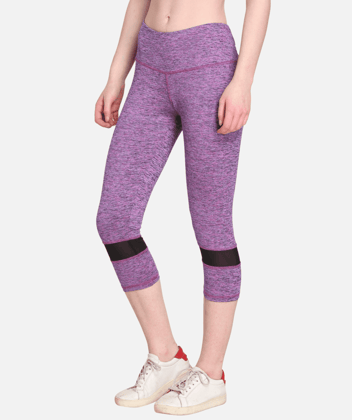 Women's Cardio Capri for Athletes | Mesh Cut | JAZZ DAZZLE-S