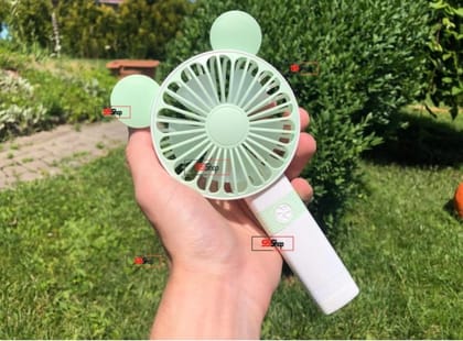 Rechargeable hand held mini smart fan