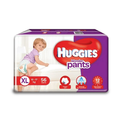 Huggies Wonder Pants Xl (56 X 3) 168 Nos, 168 Unit Box