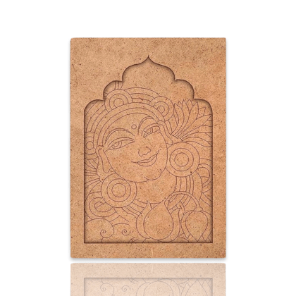Kerala Murals Jharokha Design Premarked Cutout