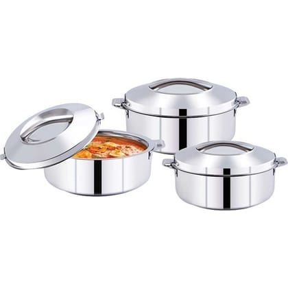 Virtue Steel Casserole Set Of 3 1.2L 1.8L 2.5L