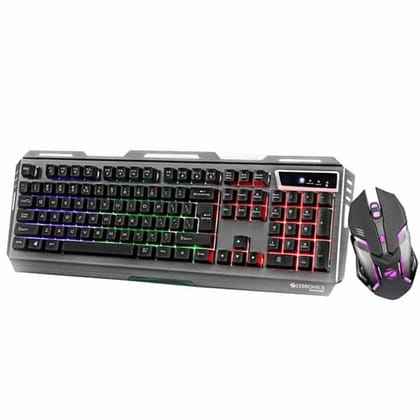 Zebronics Zeb-Transformer Gaming Keyboard and Mouse Combo USB Braided Cable-Zebronics Zeb-Transformer Gaming Keyboard and Mouse Combo (USB, Braided Cable)