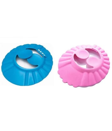 BBYARAJ Multi-Colour EVA Foam Shower Cap ( 2 pcs )