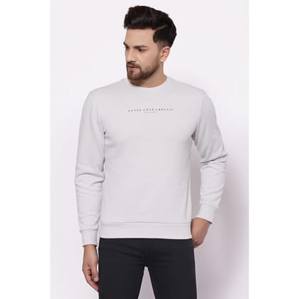 Red Tape Men's Light Grey Sweatshirt