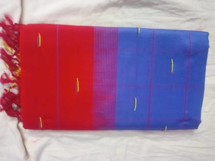 Handloom Cotton Saree in Vibrant Shades