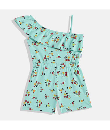 CATCUB - Green Cotton Girls Jumpsuit ( Pack of 1 ) - None