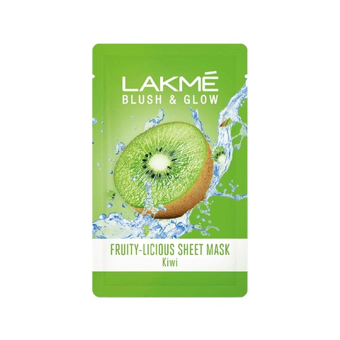 Lakme Kiwi Sheet Mask, 20 ml Pouch