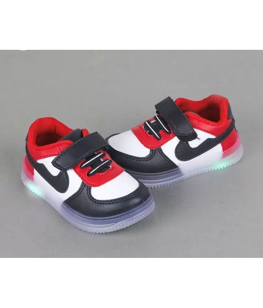 ZNS ROYAL - Red Boys LED Shoes ( 1 Pair ) - None
