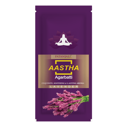 AASTHA AGARBATTI LAVENDER - 150 GM