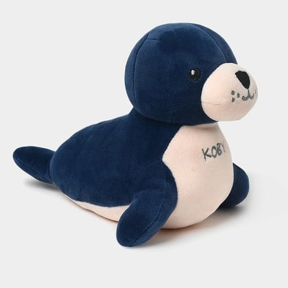 Sea World Koby Soft Toy with Korean Fur-20x18 cm / Blue