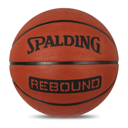 Spalding Rebound Rubber Basketball (SIZE - 5) by Total Sporting And Fitness Solutions Pvt Ltd