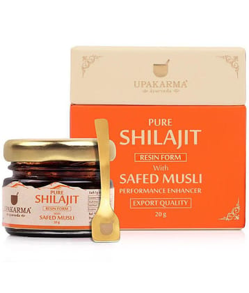 UPKARMA PURE SHILAJIT RESIN FORM WITH SAFED MUSLI 20 GM