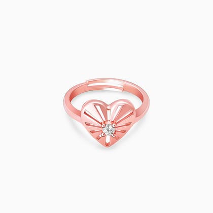 Rose Gold Sunshine of My Life Ring