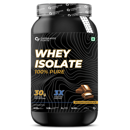 Carbamide Forte Whey Isolate Protein Powder - With Added Multivitamin  Minerals - Belgianchocolate - 1Kg-Carbamide Forte Whey Isolate Protein Powder - With Added Multivitamin & Minerals - Belgian