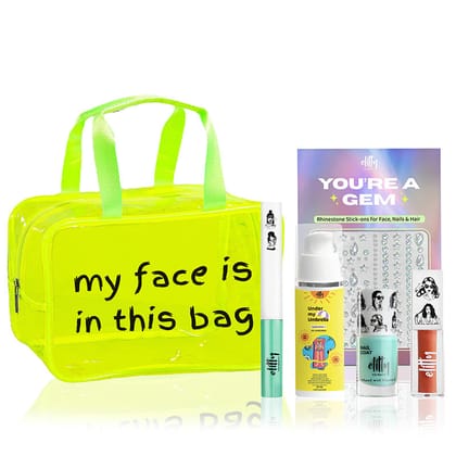 Lets Face Time Combo - Pack of 5 with 1 Free Makeup Pouch - Best Gifts for Girls-Let’s Face Time Combo - Pack of 5 with 1 Free Makeup Pouch - Best Gifts for Girls