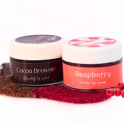 Raspberry & Coco lip scrub For Dark lips (Pack of 2)