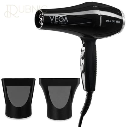 VEGA Professional Pro Dry Hair Dryer - 1875W, Black