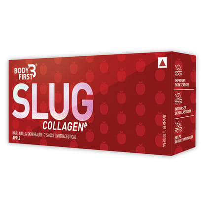 Bodyfirst Collagen Slug, Apple - Pack Of 7