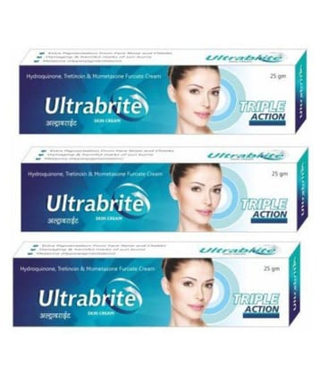 Ultra Brite Night Cream Triple Action 15 gm each gm Pack of 3