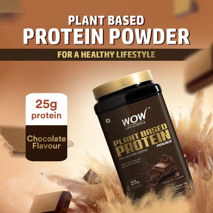 Plant-Based Protein Powder - Made from Pea & Brown Rice Protein - Chocolate Flavour– For a healthier lifestyle – 1kg