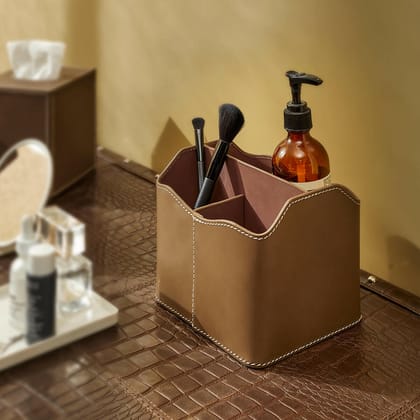 Modella Multi Storage Desk Organizer Taupe-Taupe