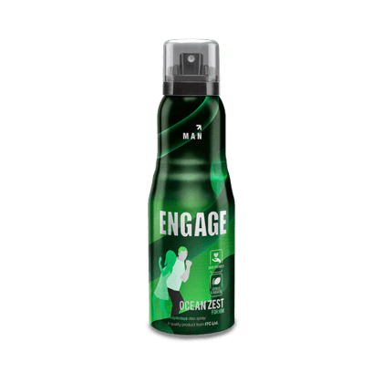 Engage Ocean Zest Deodorant for Men, 150 ml Bottle