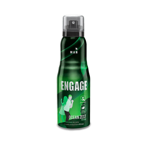 Engage Ocean Zest Deodorant for Men, 150 ml Bottle