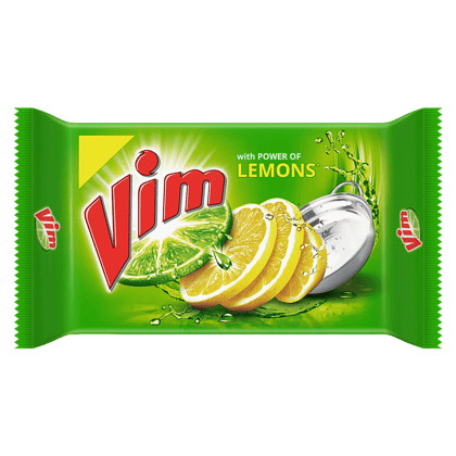 Vim Dishwash Bar - Lemon, 125 G