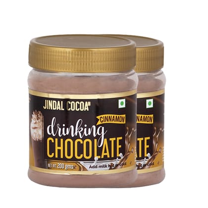 Drinking Chocolate Cinnamon - 200gms X pack of 2