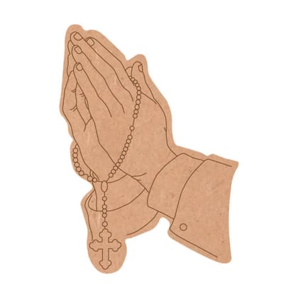 Christian Symbol Premarked Cutout-6.5x8 Inch / Pine 2.5MM