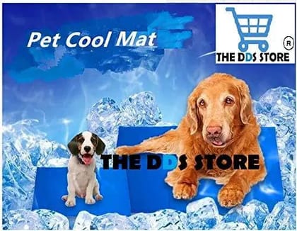 Jacky Treats Pet Dog and Cat Cooling Gel Mat Bed Summer Heat Relief Non-Toxic Cushion Pad (50 x 65 cm)