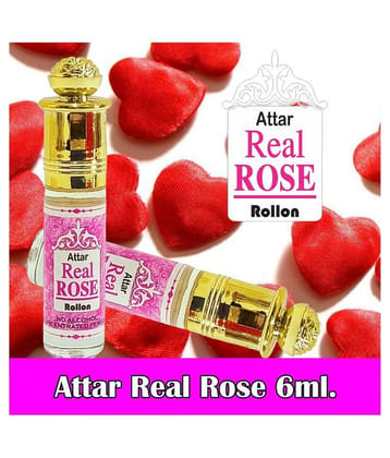 INDRA SUGANDH BHANDAR Attar Real Rose|Gulab 6ml Rollon Pack