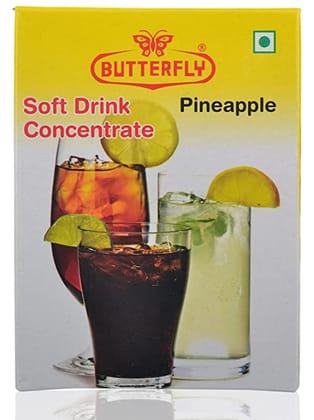 Soft Drink Concentrate, 30g (Pineapple)  by Butterfly Dessert Mixes and Bakery Needs.