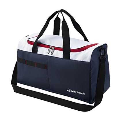 TaylorMade True-Lite Boston Bag-WHITE/NAVY/RED