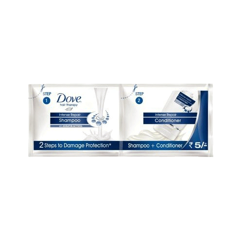 Dove Hair Shampoo & Conditioner Intense Repair Rs.5/-