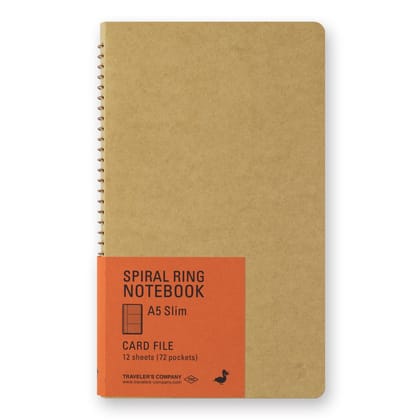 TRC SPIRAL RING NOTEBOOK (A5 Slim) Card File