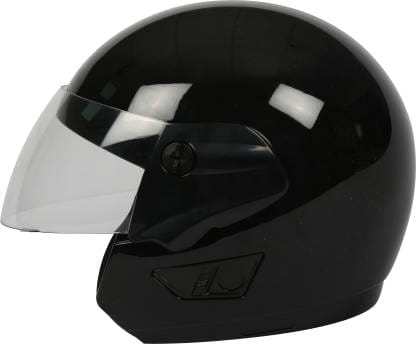 TVS Helmet Full Face Motorbike Helmet (Black-FL)