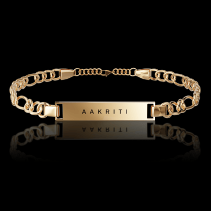 Personalised Serenity Bracelet-Gold