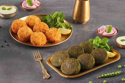 Dahi Labneh Kebab (6 Pcs) & Hara Bhara Kebab (6 Pcs) Combo