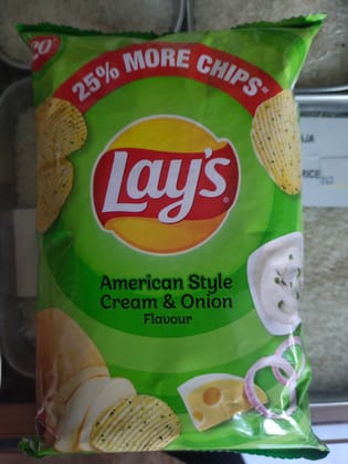 Lays American style cream onion