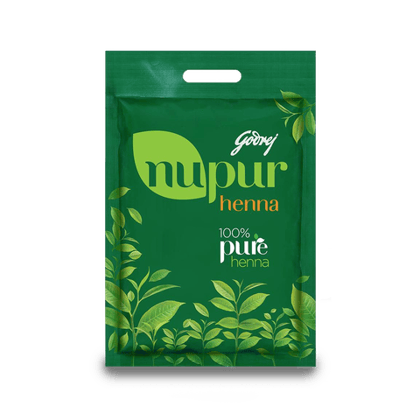 Godrej Nupur 100% Pure Henna, 500 gm Pouch