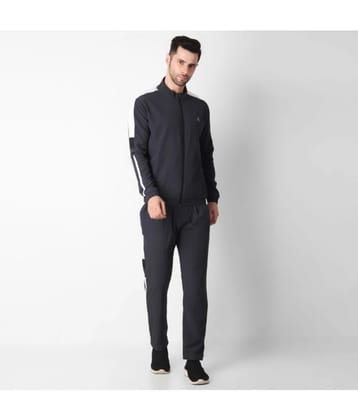 Forbro - Dark Grey Polyester Relaxed Fit Mens Tracksuit ( Pack of 1 ) - L