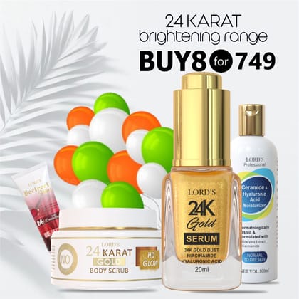 BUY 8 @749||  24k Gold Brightening Range