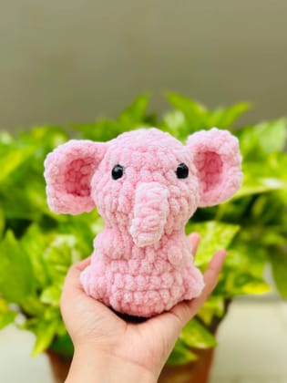 Toy - mini elephant-Pink
